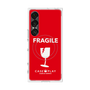 プレミアムスクエアケース with SnapMag［ FRAGILE - Red ］