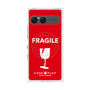 プレミアムスクエアケース with SnapMag［ FRAGILE - Red ］