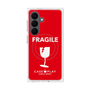 プレミアムスクエアケース with SnapMag［ FRAGILE - Red ］