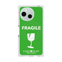 プレミアムスクエアケース with SnapMag［ FRAGILE - Green ］