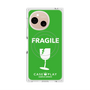 プレミアムスクエアケース with SnapMag［ FRAGILE - Green ］