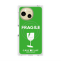 プレミアムスクエアケース with SnapMag［ FRAGILE - Green ］
