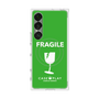 プレミアムスクエアケース with SnapMag［ FRAGILE - Green ］