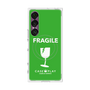 プレミアムスクエアケース with SnapMag［ FRAGILE - Green ］