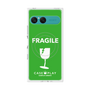 プレミアムスクエアケース with SnapMag［ FRAGILE - Green ］