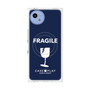 プレミアムスクエアケース with SnapMag［ FRAGILE - Navy ］