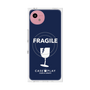 プレミアムスクエアケース with SnapMag［ FRAGILE - Navy ］