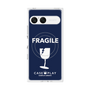 プレミアムスクエアケース with SnapMag［ FRAGILE - Navy ］