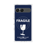 プレミアムスクエアケース with SnapMag［ FRAGILE - Navy ］