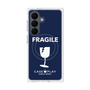 プレミアムスクエアケース with SnapMag［ FRAGILE - Navy ］