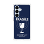 プレミアムスクエアケース with SnapMag［ FRAGILE - Navy ］