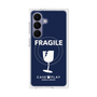 プレミアムスクエアケース with SnapMag［ FRAGILE - Navy ］