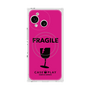プレミアムスクエアケース with SnapMag［ FRAGILE - Pink ］
