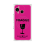 プレミアムスクエアケース with SnapMag［ FRAGILE - Pink ］