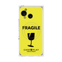 プレミアムスクエアケース with SnapMag［ FRAGILE - Yellow ］