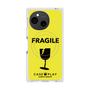 プレミアムスクエアケース with SnapMag［ FRAGILE - Yellow ］