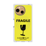 プレミアムスクエアケース with SnapMag［ FRAGILE - Yellow ］