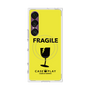 プレミアムスクエアケース with SnapMag［ FRAGILE - Yellow ］