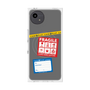 プレミアムスクエアケース with SnapMag［ FRAGILE Stickers - Gray ］