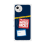 プレミアムスクエアケース with SnapMag［ FRAGILE Stickers - Navy ］