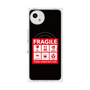 プレミアムスクエアケース with SnapMag［ FRAGILE Sticker - Black ］