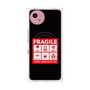 プレミアムスクエアケース with SnapMag［ FRAGILE Sticker - Black ］
