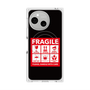 プレミアムスクエアケース with SnapMag［ FRAGILE Sticker - Black ］