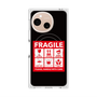 プレミアムスクエアケース with SnapMag［ FRAGILE Sticker - Black ］