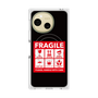 プレミアムスクエアケース with SnapMag［ FRAGILE Sticker - Black ］