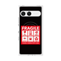プレミアムスクエアケース with SnapMag［ FRAGILE Sticker - Black ］