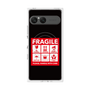 プレミアムスクエアケース with SnapMag［ FRAGILE Sticker - Black ］