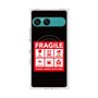 プレミアムスクエアケース with SnapMag［ FRAGILE Sticker - Black ］