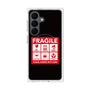 プレミアムスクエアケース with SnapMag［ FRAGILE Sticker - Black ］