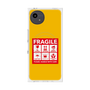 プレミアムスクエアケース with SnapMag［ FRAGILE Sticker - Yellow ］