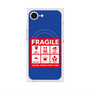 プレミアムスクエアケース with SnapMag［ FRAGILE Sticker - Blue ］