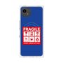プレミアムスクエアケース with SnapMag［ FRAGILE Sticker - Blue ］