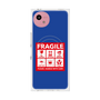 プレミアムスクエアケース with SnapMag［ FRAGILE Sticker - Blue ］