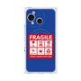 プレミアムスクエアケース with SnapMag［ FRAGILE Sticker - Blue ］