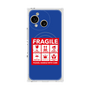 プレミアムスクエアケース with SnapMag［ FRAGILE Sticker - Blue ］