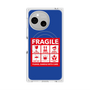 プレミアムスクエアケース with SnapMag［ FRAGILE Sticker - Blue ］