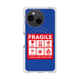 プレミアムスクエアケース with SnapMag［ FRAGILE Sticker - Blue ］