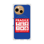 プレミアムスクエアケース with SnapMag［ FRAGILE Sticker - Blue ］