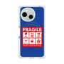 プレミアムスクエアケース with SnapMag［ FRAGILE Sticker - Blue ］