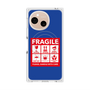 プレミアムスクエアケース with SnapMag［ FRAGILE Sticker - Blue ］