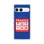 プレミアムスクエアケース with SnapMag［ FRAGILE Sticker - Blue ］