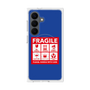 プレミアムスクエアケース with SnapMag［ FRAGILE Sticker - Blue ］