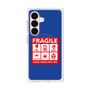 プレミアムスクエアケース with SnapMag［ FRAGILE Sticker - Blue ］