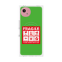 プレミアムスクエアケース with SnapMag［ FRAGILE Sticker - Green ］