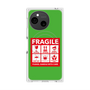 プレミアムスクエアケース with SnapMag［ FRAGILE Sticker - Green ］