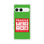 プレミアムスクエアケース with SnapMag［ FRAGILE Sticker - Green ］